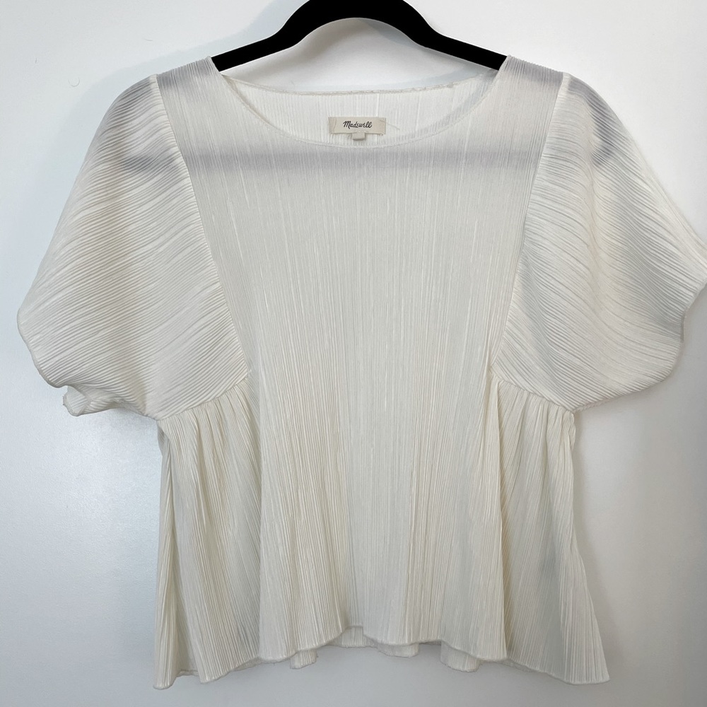 Madewell Cream Bouse